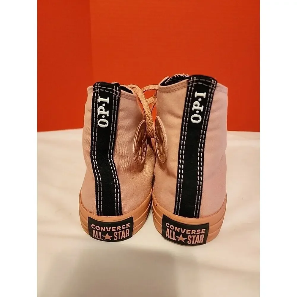 Converse Unisex OPI X CT All Star 165729C Pink Casual Shoes Sneakers Sz M 6 W 8
